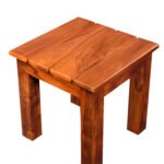 Premium Solid Teak Wood Stool – 30×30×30 CM – Multipurpose Strong & Durable Wooden Stool for Home & Office