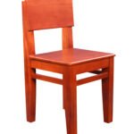 Premium Kids Chair | Solid Treated Mahogany Wood | Natural Finish Children's Desk & Dining Seat | Sturdy & Safe
