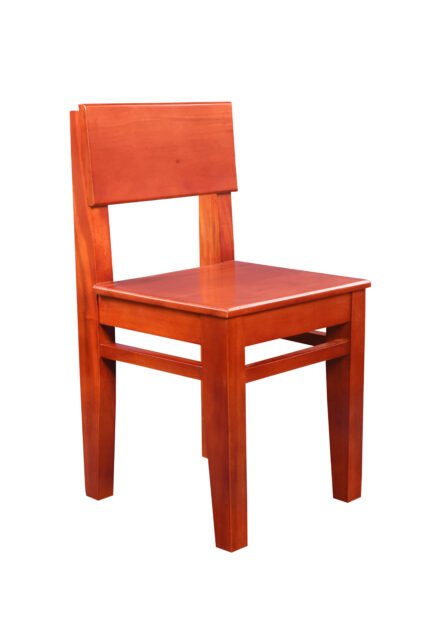 Premium Kids Chair | Solid Treated Mahogany Wood | Natural Finish Children's Desk & Dining Seat | Sturdy & Safe