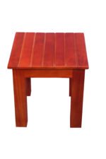 Premium Teak Wood Stool | 38×38×46 cm | Solid Teak Side Stool for Home, Living Room & Bedroom | Durable Wooden Stool for Multipurpose Use