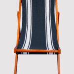 Treated Mahogany Wood Adjustable Easy Chair