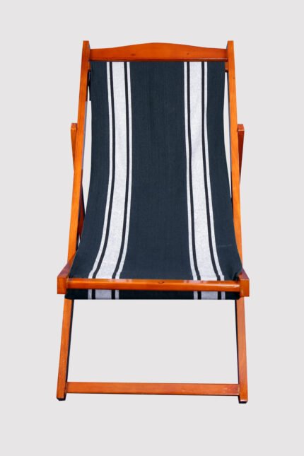 Treated Mahogany Wood Adjustable Easy Chair