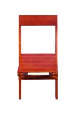 Premium Treated Mahogany Folding Chair – Durable, Portable & Space-Saving Wooden Chair for Home, Office & Events