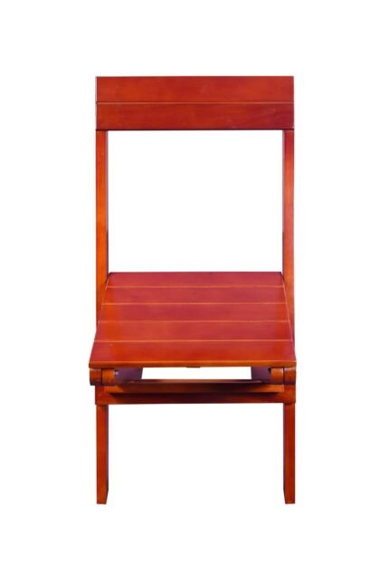 Premium Treated Mahogany Folding Chair – Durable, Portable & Space-Saving Wooden Chair for Home, Office & Events