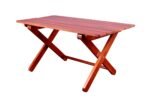Premium Treated Mahogany Folding Table – Portable, Durable & Fully Assembled Wooden Table for Home & Outdoor Use (Copy) - Image 2